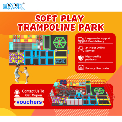 Customized 190m² Trampoline Park For Kids,EPARK Indoor Playground One-stop Solution