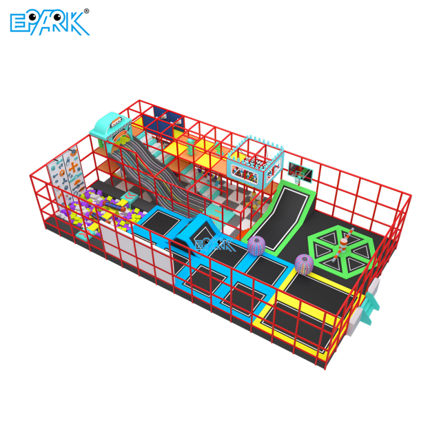 Customized 190m² Trampoline Park For Kids,EPARK Indoor Playground One-stop Solution