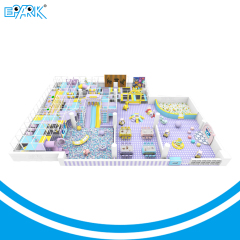 800m² Purple Soft Playground Equipment Fun Safe and Customizable,EPARK Indoor Playground One-stop Solution
