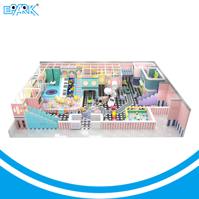 500㎡ Dreamy Pink Soft Playground with Slides and Ball Pits,EPARK Indoor Playground One-stop Solution