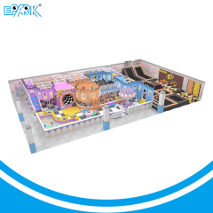 Parque infantil interior suave con temática de macarrones de 200 m² y trampolín,EPARK Indoor Playground One-stop Solution