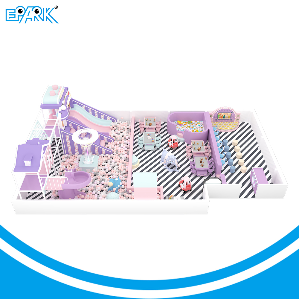 550m² Macaron Style Customized Soft Playground Equipment,EPARK Indoor Playground One-stop Solution