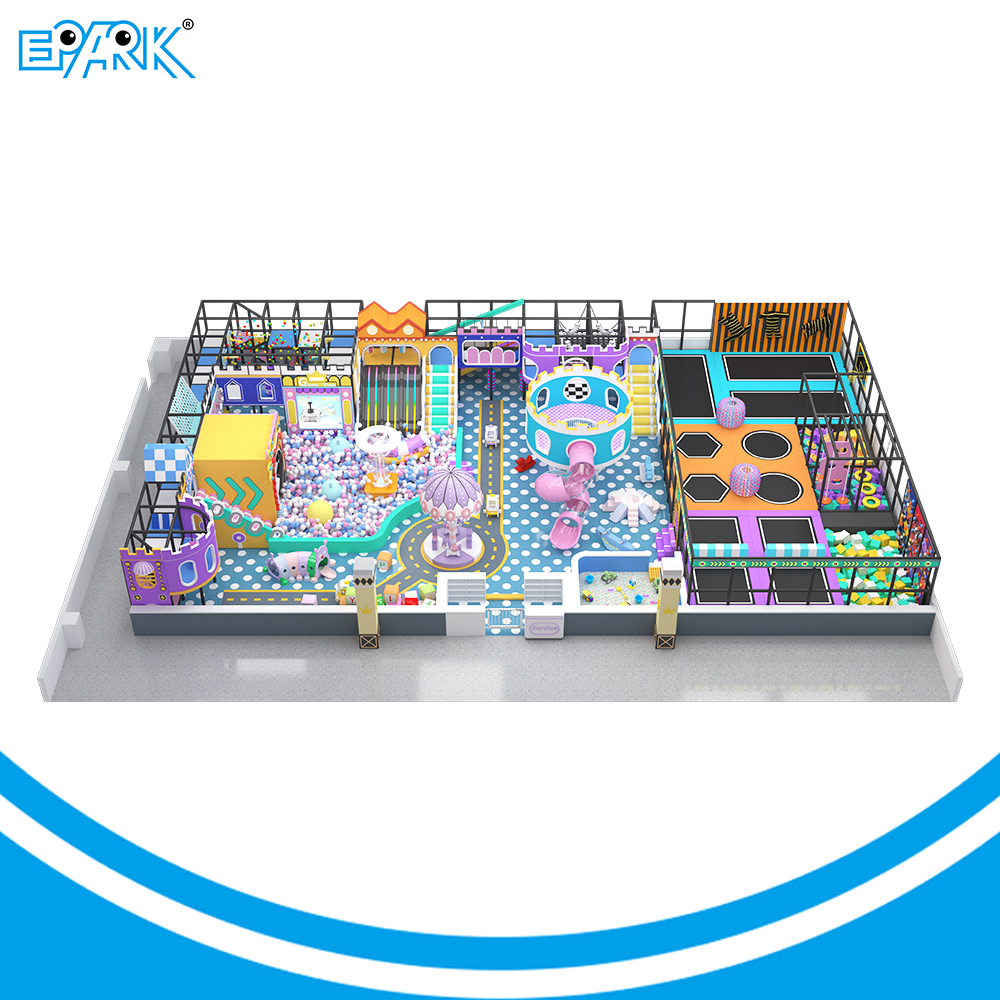 Proveedor de parque infantil interior de 400 m²,EPARK Indoor Playground One-stop Solution