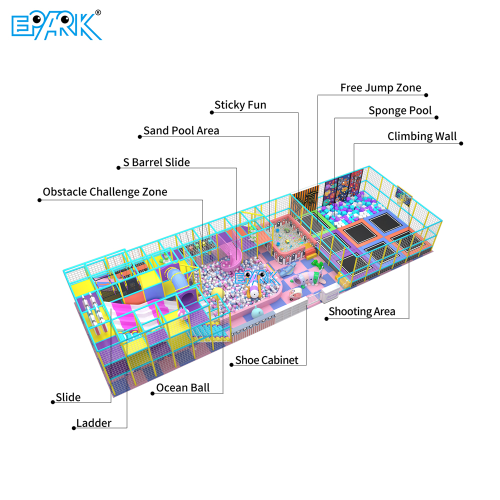 EPARK 192sqm Themed Indoor Playground Equipment for Amusement,EPARK Indoor Playground One-stop Solution