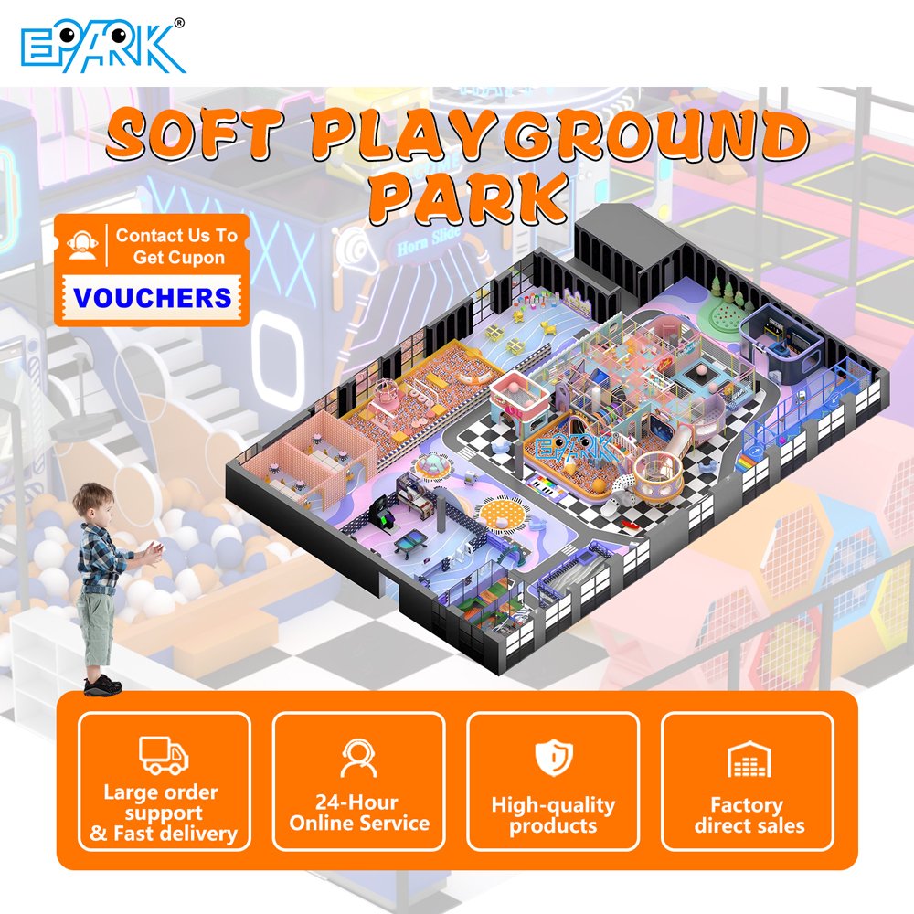 EPARK 630㎡ Kids Playground Area Multy Slide Combination Big Ball Pit,EPARK Indoor Playground One-stop Solution