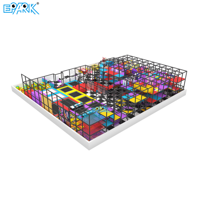 Equipo de juego blando comercial interior personalizado de 400 m² para deportes de aventura,EPARK Indoor Playground One-stop Solution