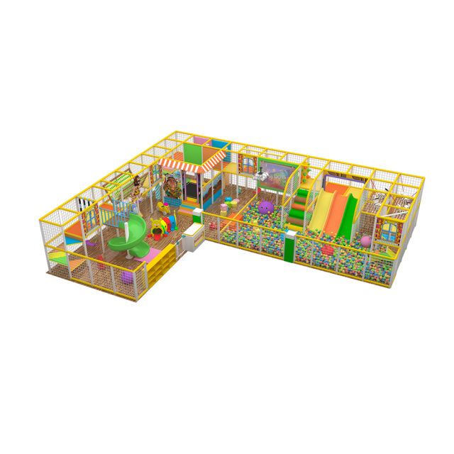 Parque infantil interior personalizado EPARK con zona de trampolines y piscina de pelotas,EPARK Indoor Playground One-stop Solution