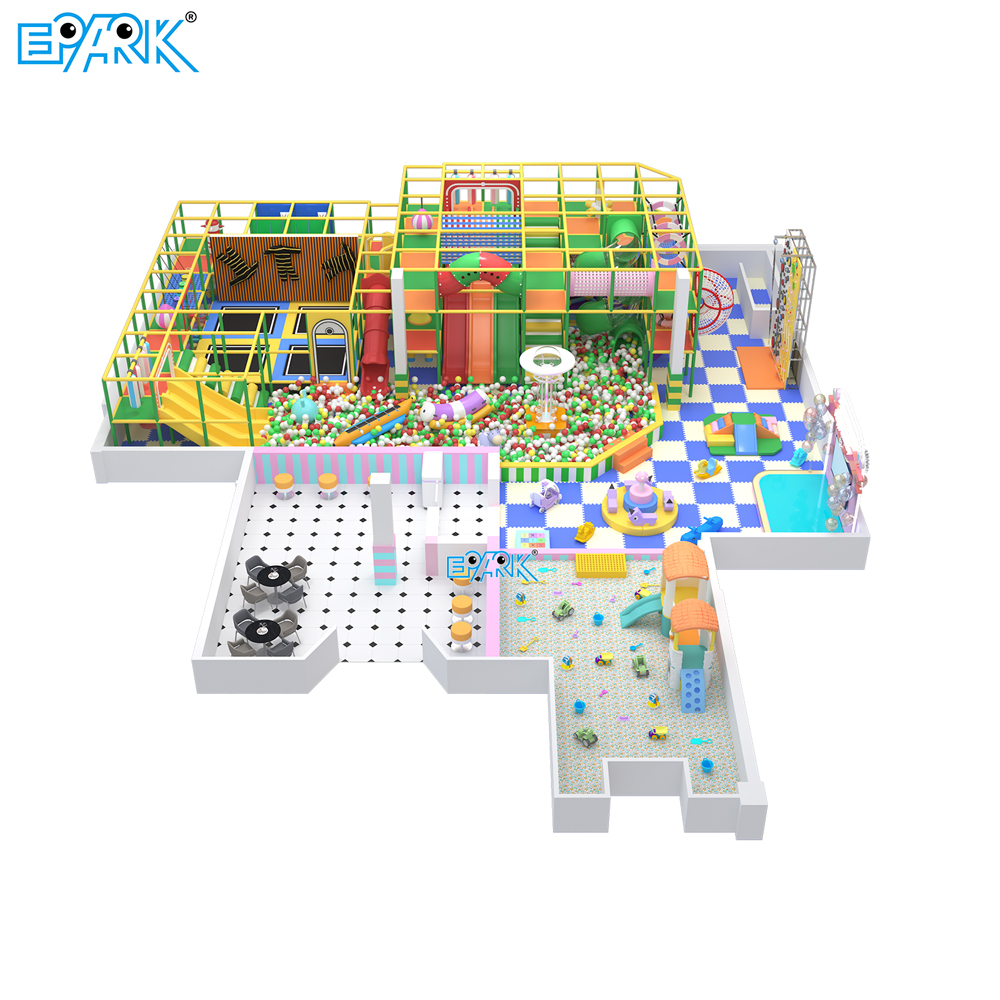 Toboganes suaves temáticos EPARK de 500 m² para niños pequeños,EPARK Indoor Playground One-stop Solution