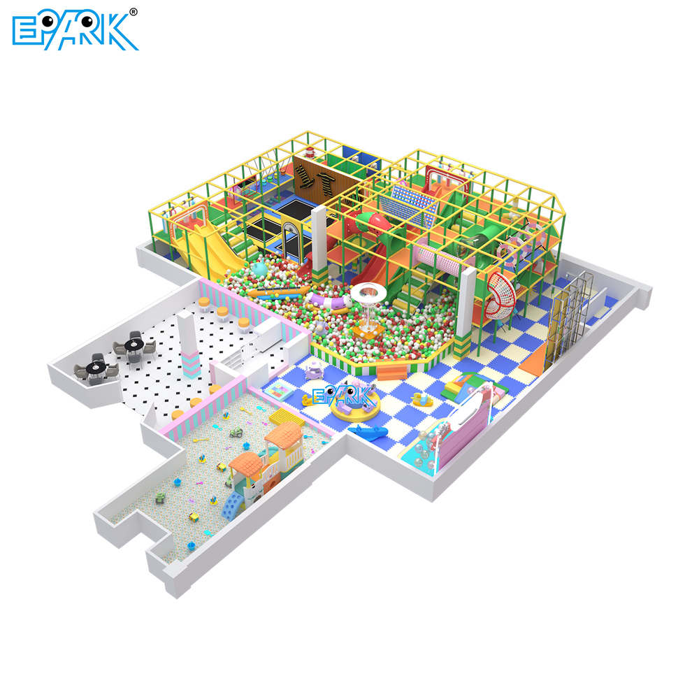 Toboganes suaves temáticos EPARK de 500 m² para niños pequeños,EPARK Indoor Playground One-stop Solution