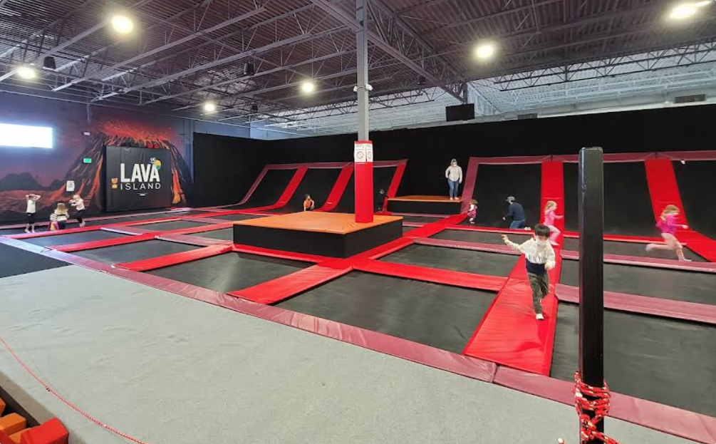 custom trampoline park for business