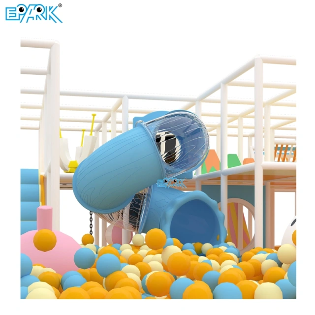 Toboganes suaves para niños, diversión con obstáculos en piscina de pelotas,EPARK Indoor Playground One-stop Solution