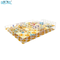 Toboganes suaves para niños, diversión con obstáculos en piscina de pelotas,EPARK Indoor Playground One-stop Solution