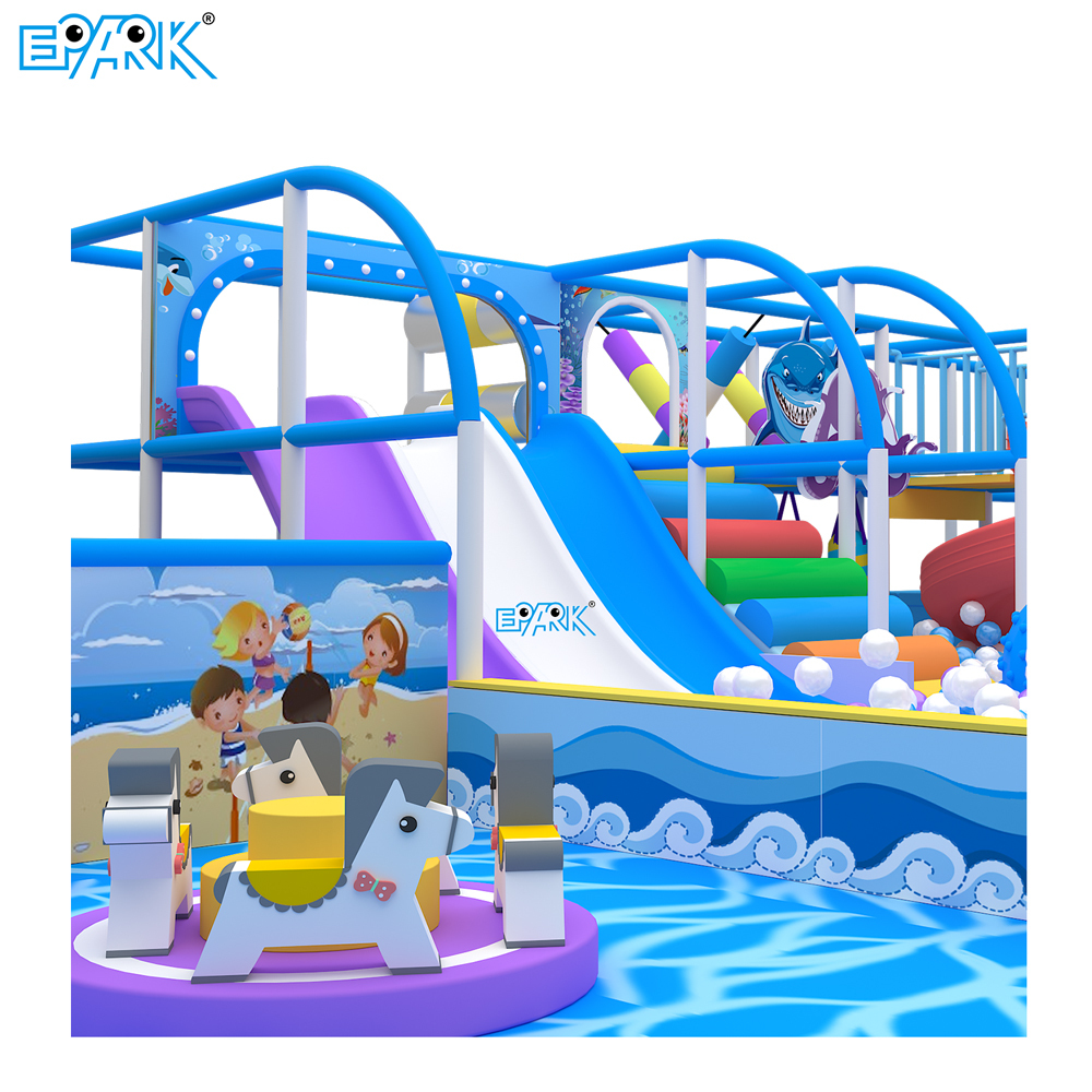 123 m² Ocean Theme Soft Playground Manufacturer for Indoor Playground,EPARK Indoor Playground One-stop Solution