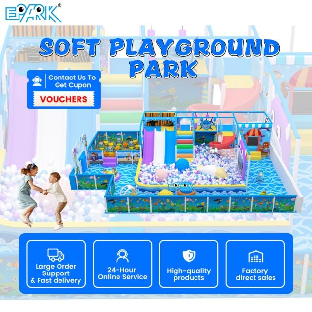 123 m² Ocean Theme Soft Playground Manufacturer for Indoor Playground,EPARK Indoor Playground One-stop Solution