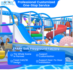 123 m² Ocean Theme Soft Playground Manufacturer for Indoor Playground,EPARK Indoor Playground One-stop Solution
