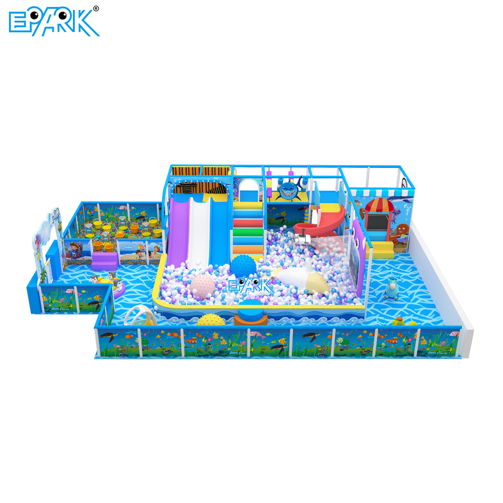 123 m² Ocean Theme Soft Playground Manufacturer for Indoor Playground,EPARK Indoor Playground One-stop Solution
