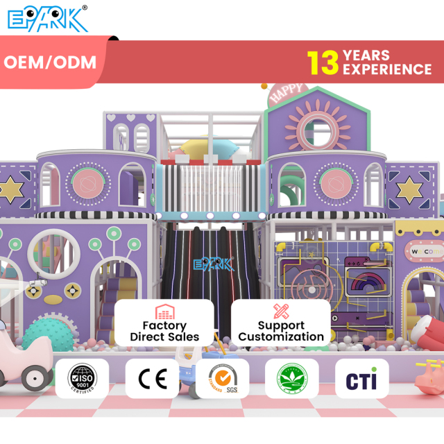 320m² Rainbow Castle Indoor Playground Manufacturer,EPARK Indoor Playground One-stop Solution