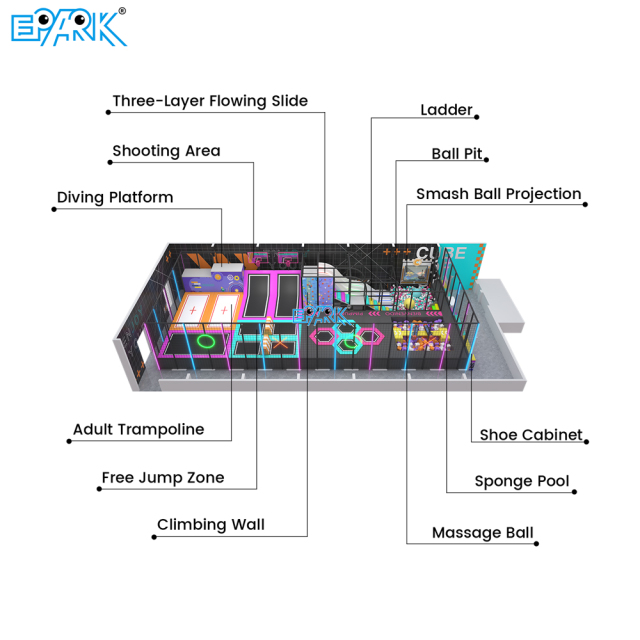 trampoline park supplier
