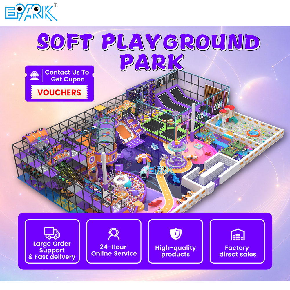 459m²  Commercial Indoor Trampoline Park and Soft Play Equipment for Kids,EPARK Indoor Playground One-stop Solution