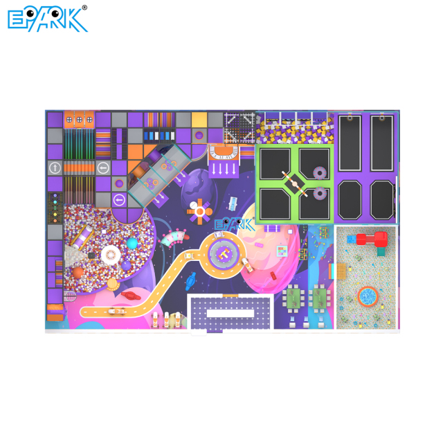 459m²  Commercial Indoor Trampoline Park and Soft Play Equipment for Kids,EPARK Indoor Playground One-stop Solution