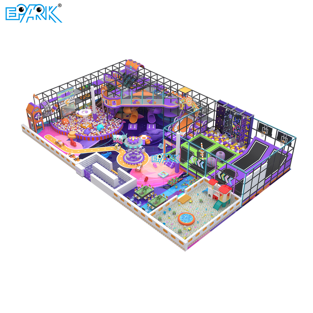 459m²  Commercial Indoor Trampoline Park and Soft Play Equipment for Kids,EPARK Indoor Playground One-stop Solution