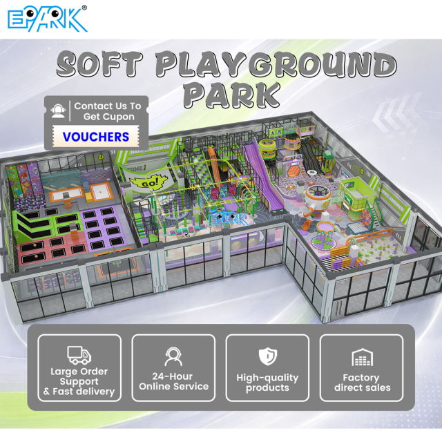 1500m² Large Commercial Indoor Soft Playground,EPARK Indoor Playground One-stop Solution