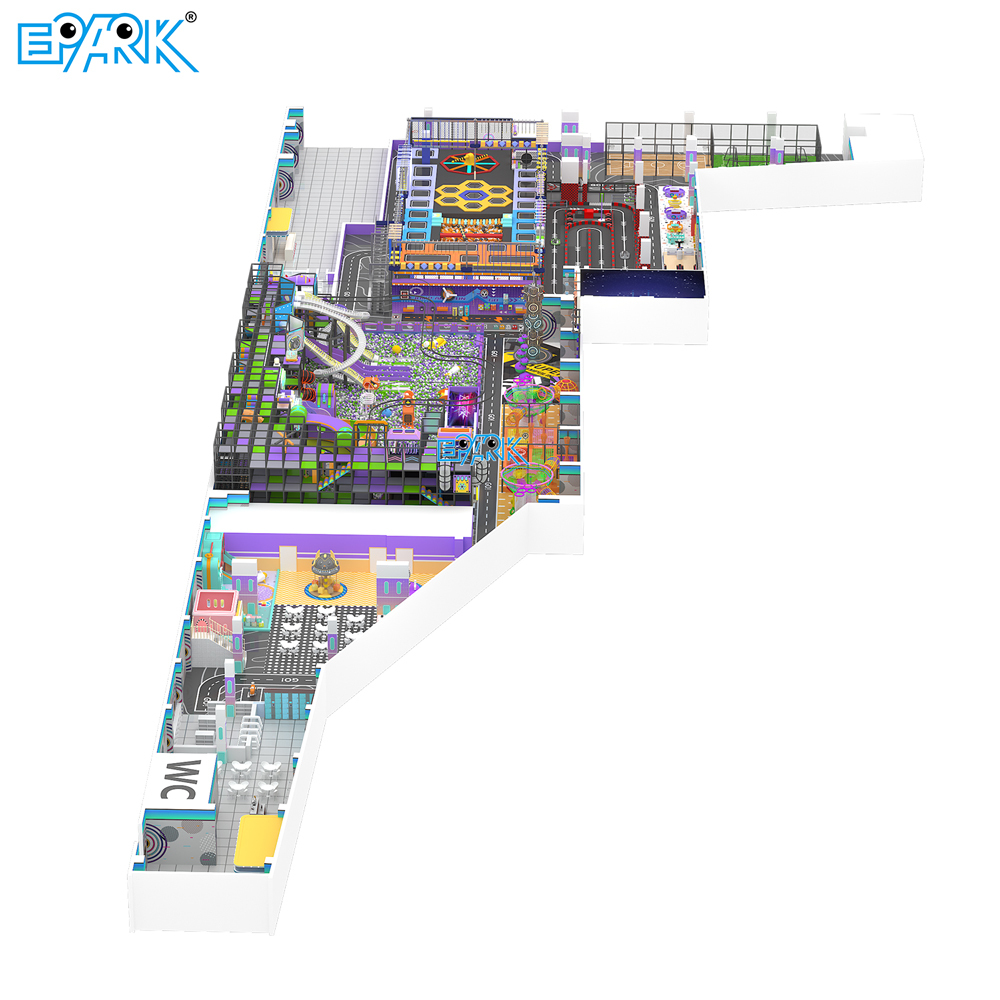 3150m² Large Commercial Indoor Soft Playground,EPARK Indoor Playground One-stop Solution