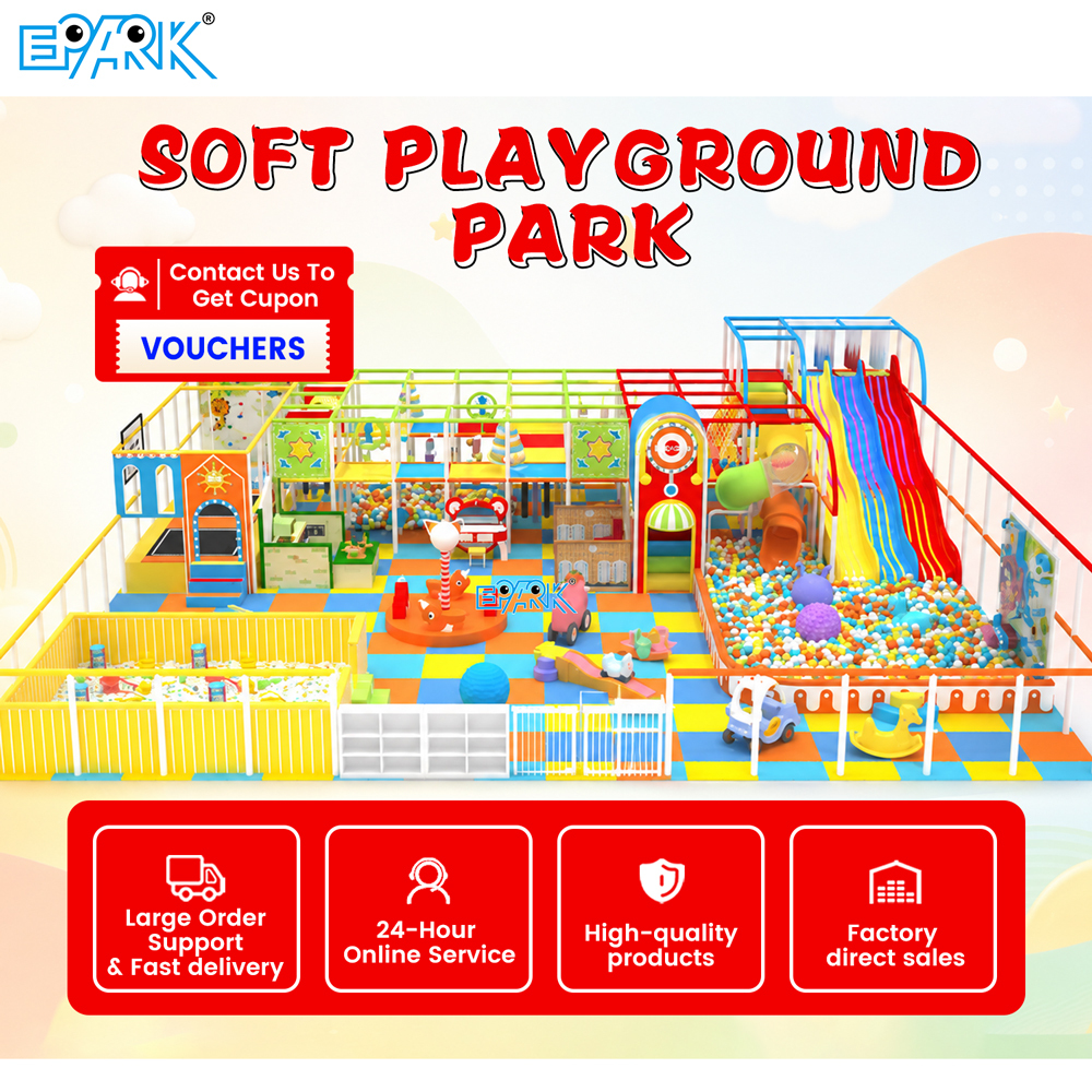 225㎡ Colorful Indoor Soft Playground Design,EPARK Indoor Playground One-stop Solution