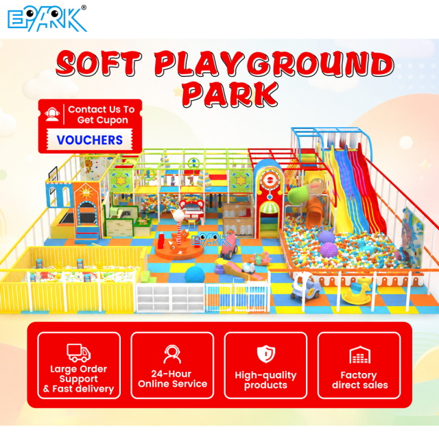 225㎡ Colorful Indoor Soft Playground Design,EPARK Indoor Playground One-stop Solution