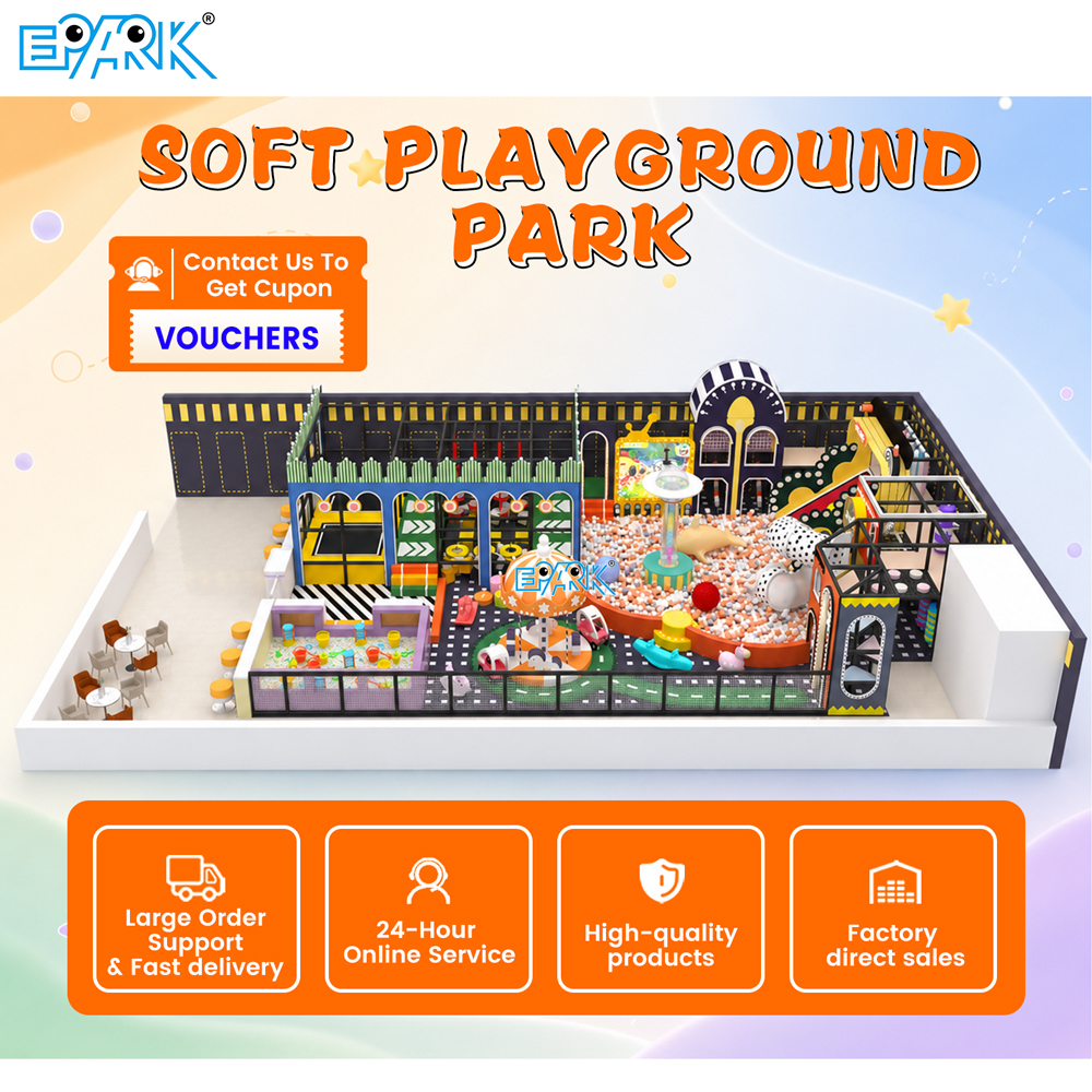 260㎡ Modern Indoor Soft Playground Design,EPARK Indoor Playground One-stop Solution
