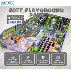 2000㎡ Futuristic Indoor Soft Playground with Adventure Zones,EPARK Indoor Playground One-stop Solution