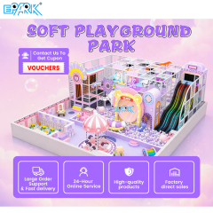 190㎡ Purple Theme Indoor Playground with Slides & Ball Pit,EPARK Indoor Playground One-stop Solution