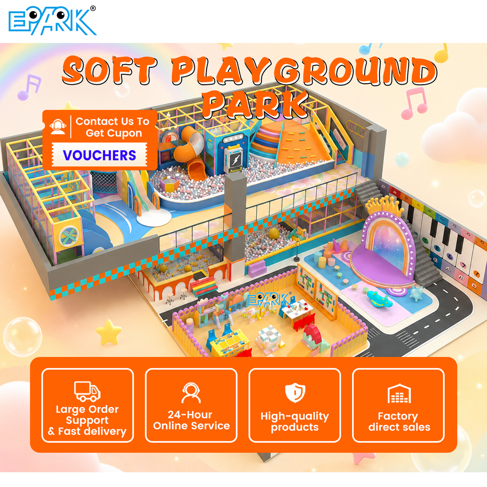 530㎡ Colorful Indoor Playground with Slides & Ball Pit,EPARK Indoor Playground One-stop Solution