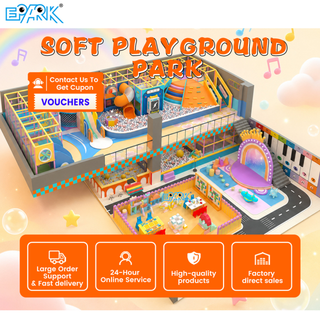 530㎡ Colorful Indoor Playground with Slides & Ball Pit,EPARK Indoor Playground One-stop Solution