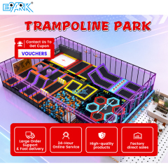 450㎡ Commercial Trampoline Park with Dodgeball & Foam Pit,EPARK Indoor Playground One-stop Solution