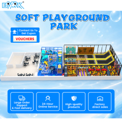 166㎡ Indoor Playground with Trampoline & Slide Areas,EPARK Indoor Playground One-stop Solution