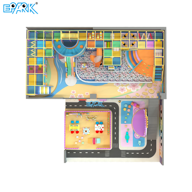 530㎡ Colorful Indoor Playground with Slides & Ball Pit,EPARK Indoor Playground One-stop Solution