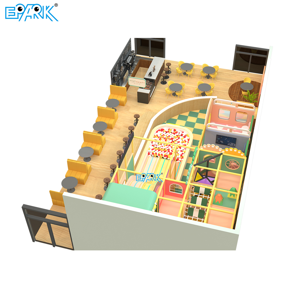 180㎡ Indoor Playground with Slides & Role Play Zone,EPARK Indoor Playground One-stop Solution