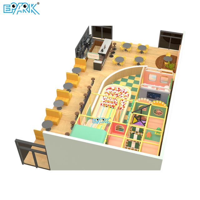 180㎡ Indoor Playground with Slides & Role Play Zone,EPARK Indoor Playground One-stop Solution