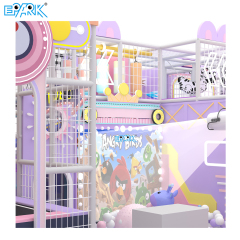 190㎡ Purple Theme Indoor Playground with Slides & Ball Pit,EPARK Indoor Playground One-stop Solution
