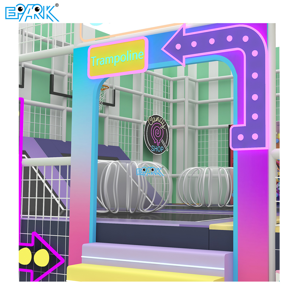 284㎡ Modern Indoor Soft Playground with Slides,EPARK Indoor Playground One-stop Solution