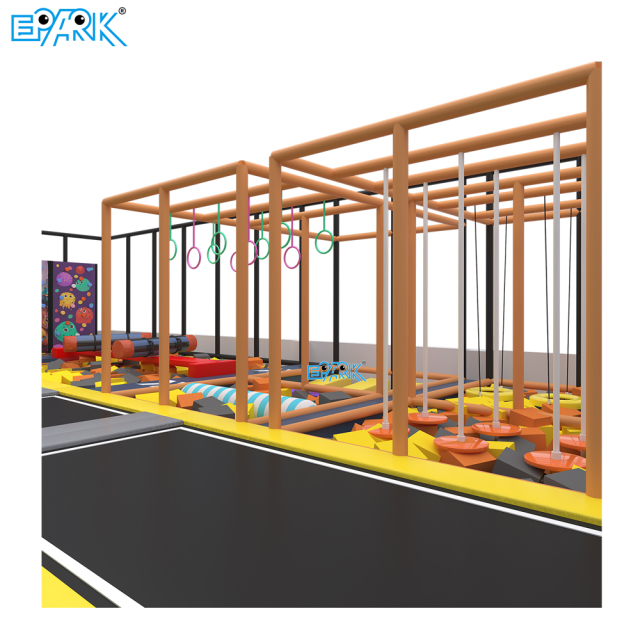 166㎡ Indoor Playground with Trampoline & Slide Areas,EPARK Indoor Playground One-stop Solution