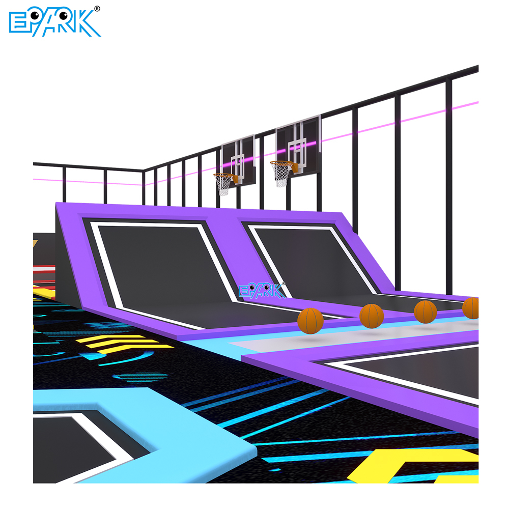 450㎡ Commercial Trampoline Park with Dodgeball & Foam Pit,EPARK Indoor Playground One-stop Solution