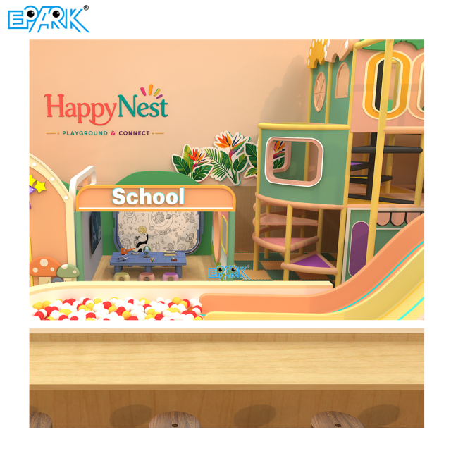 180㎡ Indoor Playground with Slides & Role Play Zone,EPARK Indoor Playground One-stop Solution