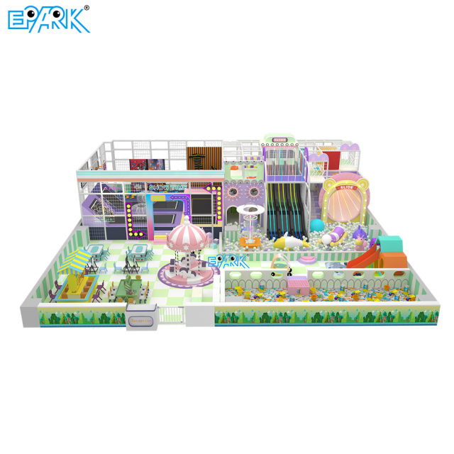 284㎡ Modern Indoor Soft Playground with Slides,EPARK Indoor Playground One-stop Solution