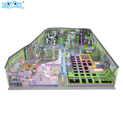 2000㎡ Futuristic Indoor Soft Playground with Adventure Zones,EPARK Indoor Playground One-stop Solution