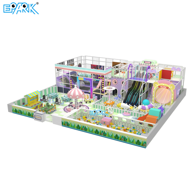 284㎡ Modern Indoor Soft Playground with Slides,EPARK Indoor Playground One-stop Solution