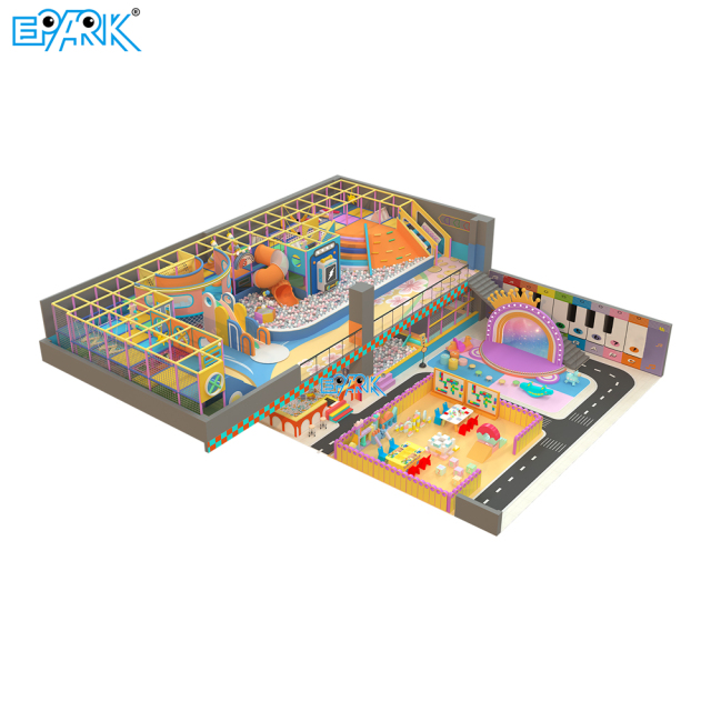 530㎡ Colorful Indoor Playground with Slides & Ball Pit,EPARK Indoor Playground One-stop Solution
