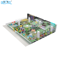 440㎡ Modern Indoor Soft Playground with Trampoline & Slides,EPARK Indoor Playground One-stop Solution