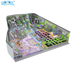 2000㎡ Futuristic Indoor Soft Playground with Adventure Zones,EPARK Indoor Playground One-stop Solution